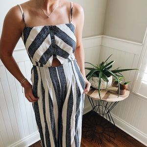 ❖ SOLD ❖ Striped Jumpsuit